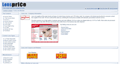 Desktop Screenshot of lenscom.lensprice.com